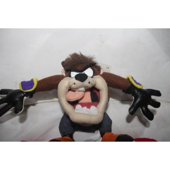 COPY - Looney Tunes DISNEY TASMANIAN Devil Plush Doll on Skateboard Snowboard 8… - Picture 1 of 6